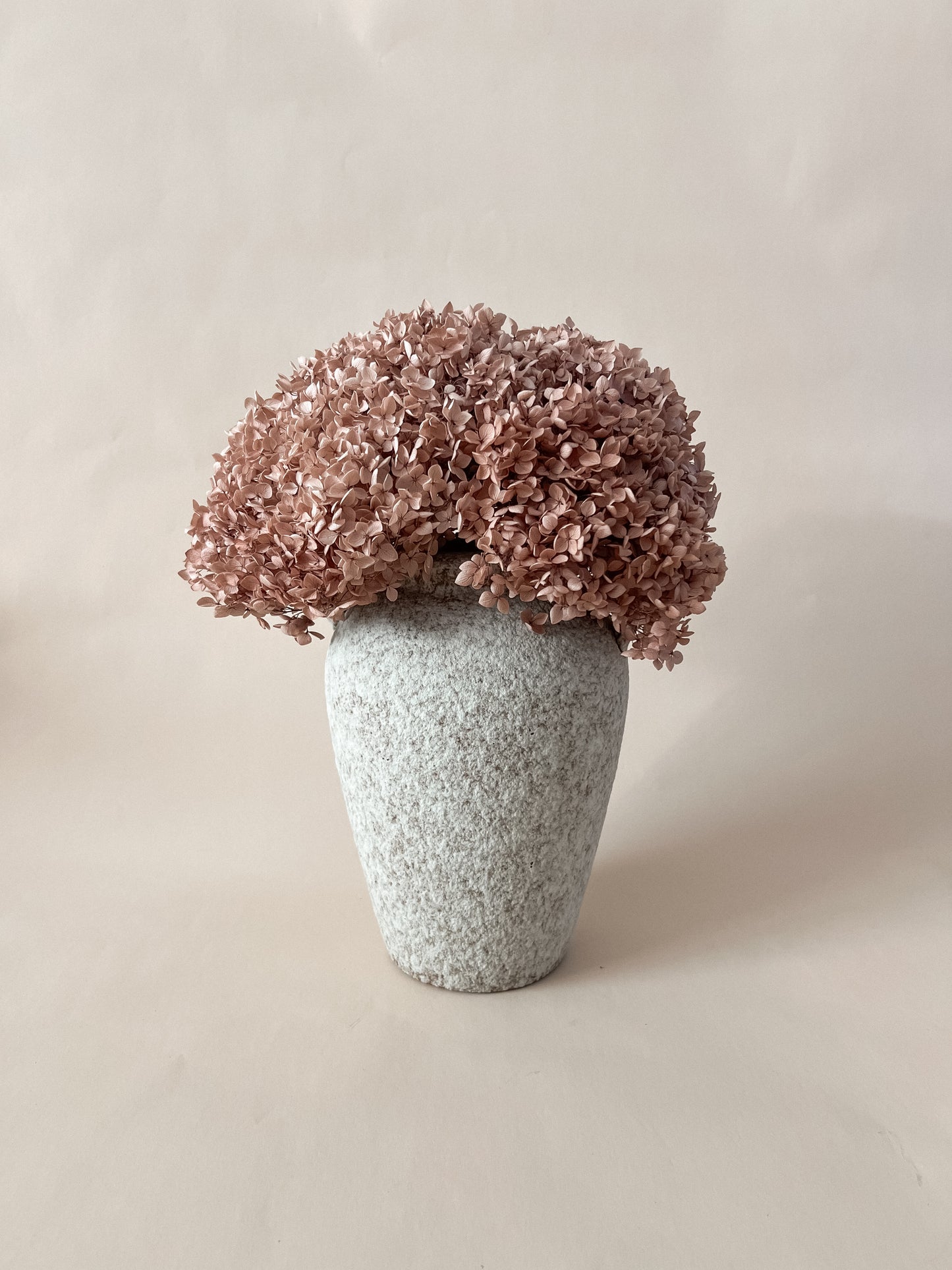 Dried Mauve Hydrangea Vase Arrangement