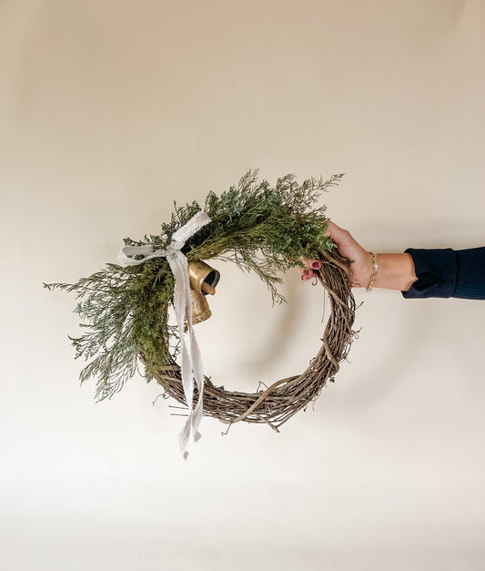 Dried Holiday Wreath - 12"